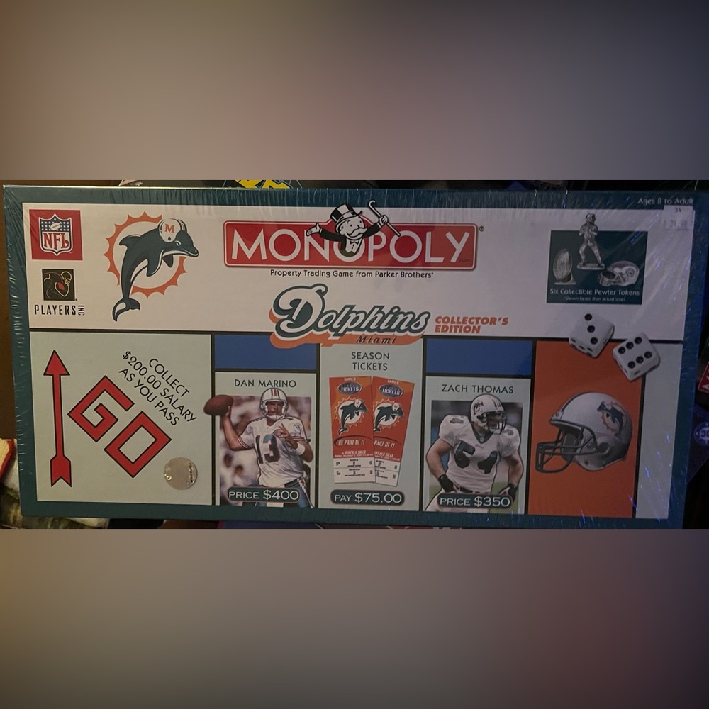 Monopoly Dolphins Miami Collector's Edition sealed